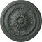 Ekena Millwork Wigan Ceiling Medallion, Hand-Painted Athenian Green Crackle, 16"OD x 2 1/4"P CM16WGAGC - alternate 1